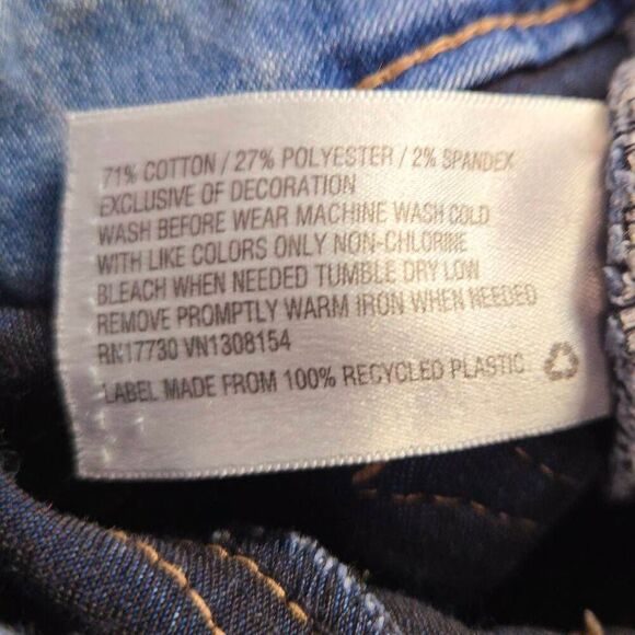 Cherokee jeans with zipper leg bottoms 7 - Picture 6 of 7